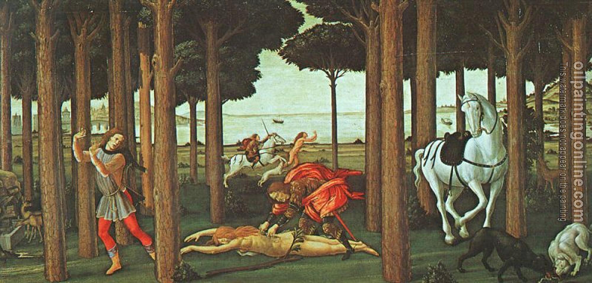 Botticelli, Sandro - Panel II of The Story of Nastagio degli Onesti